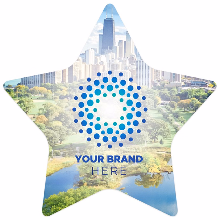 Star Medium Die Cut Magnet (3.5" x 3.5")