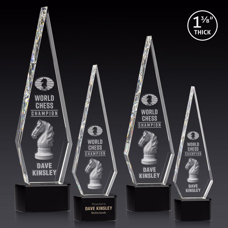 Springfield 3D Award on Paragon Base - Black
