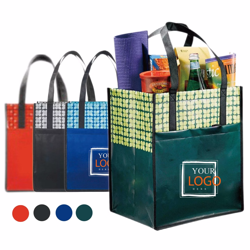 Laminated Non-Woven Grocery Tote