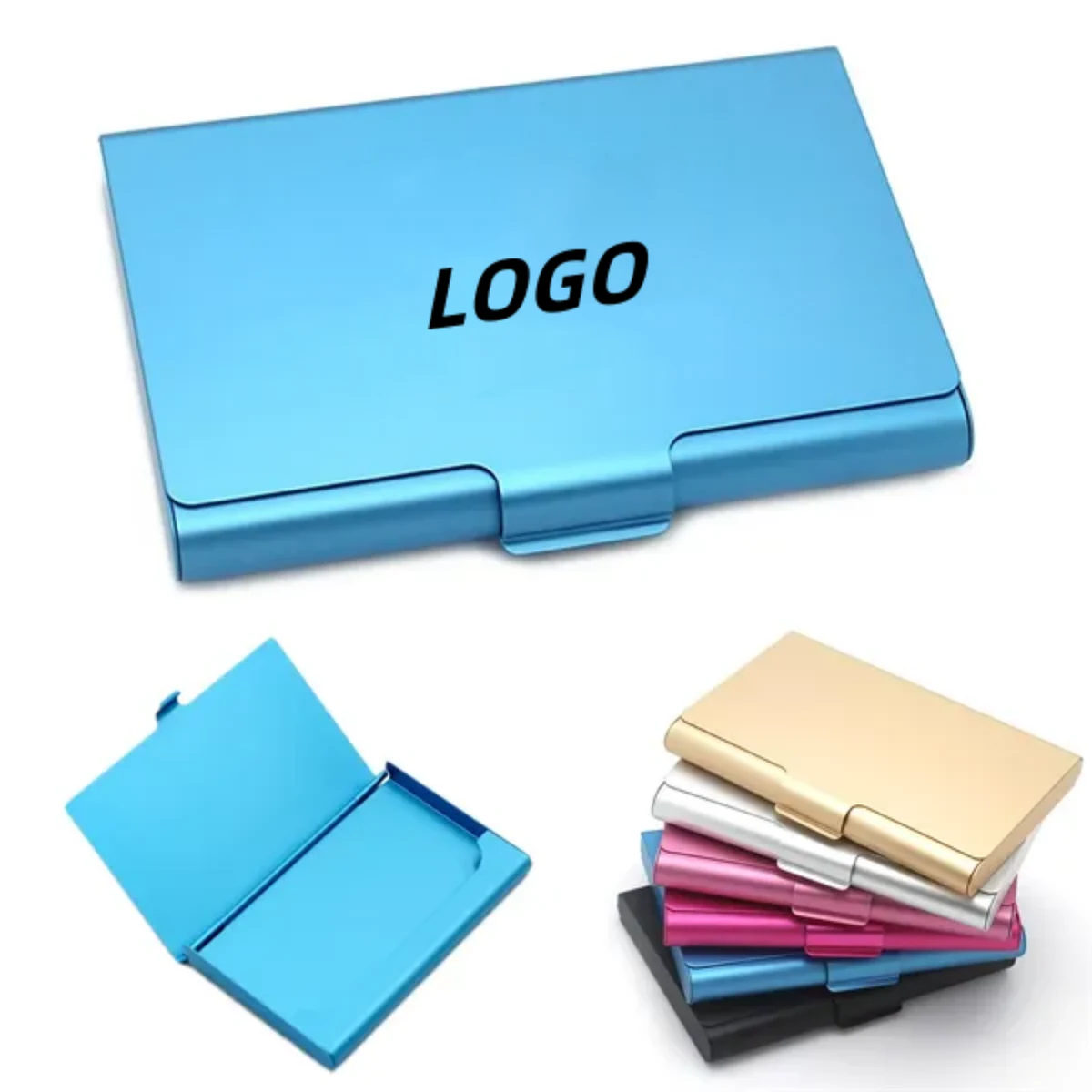Full color Professional Metal Business Card Holder Case 1
