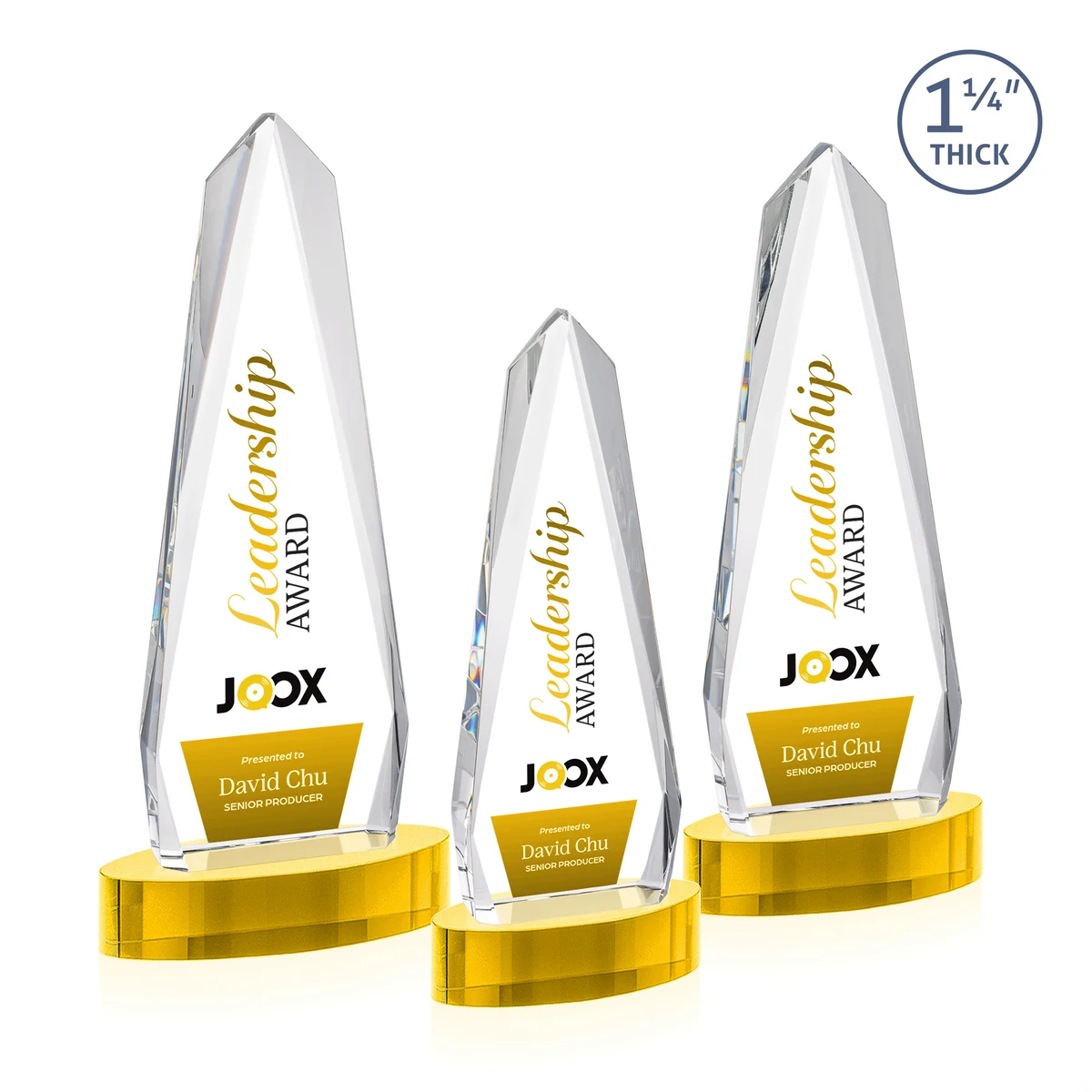Cheswick VividPrint™ Award on Alberton Base - Gold 1