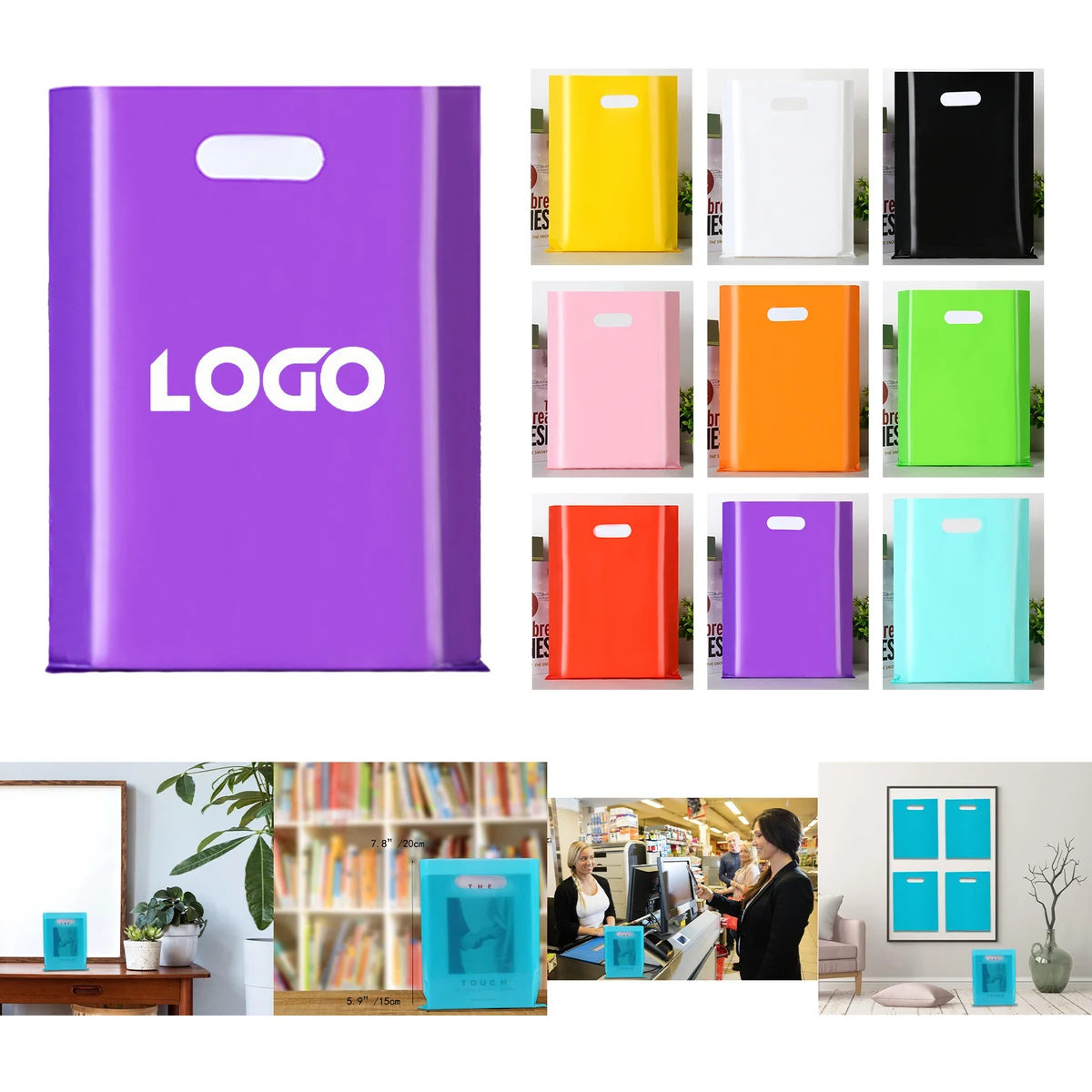 Small Plastic Shopping Bag 1