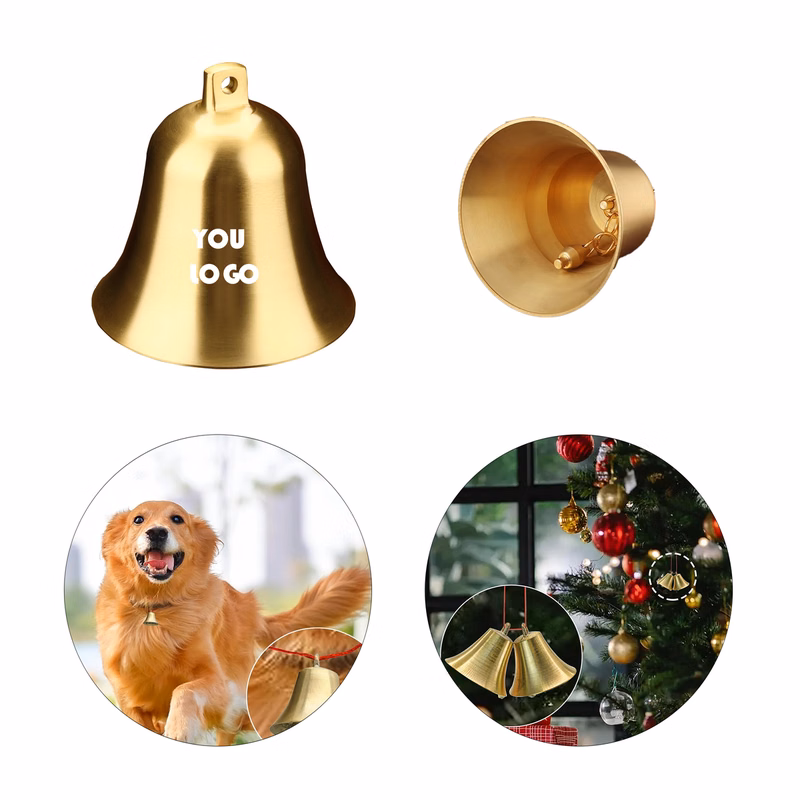 Christmas Decoration Brass Clock