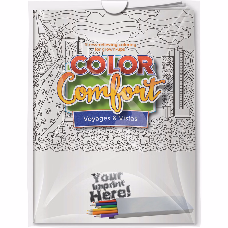Combo Pack - CC106 Color Comfort & 6-Pack of Colored Pencils in a Poly Bag