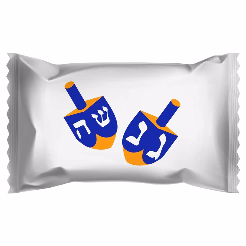 Chocolate Buttermints in a Hanukkah Wrapper