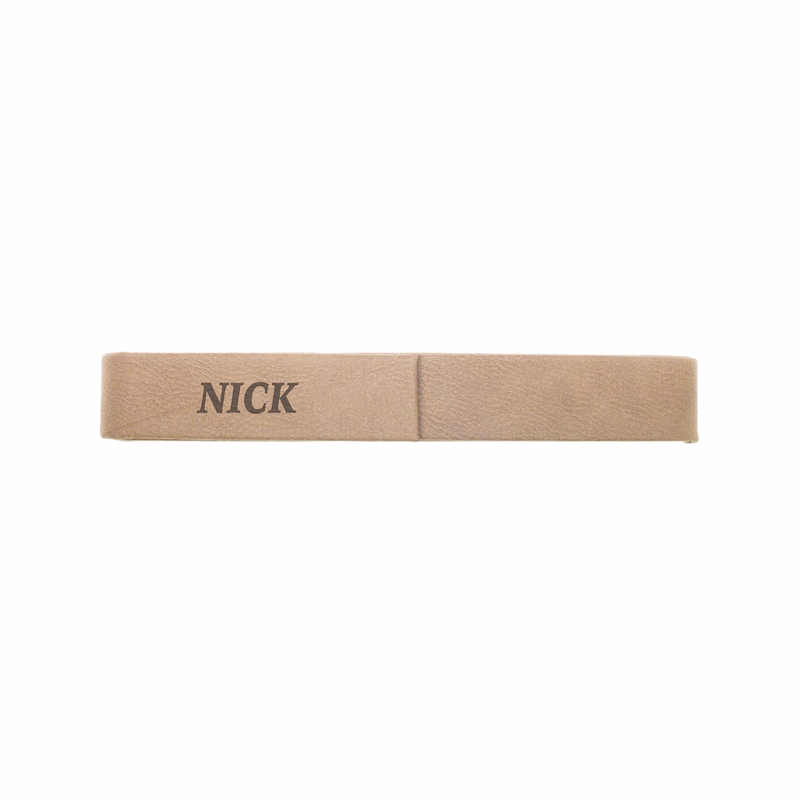 Dark Brown Leatherette Single Pen Case