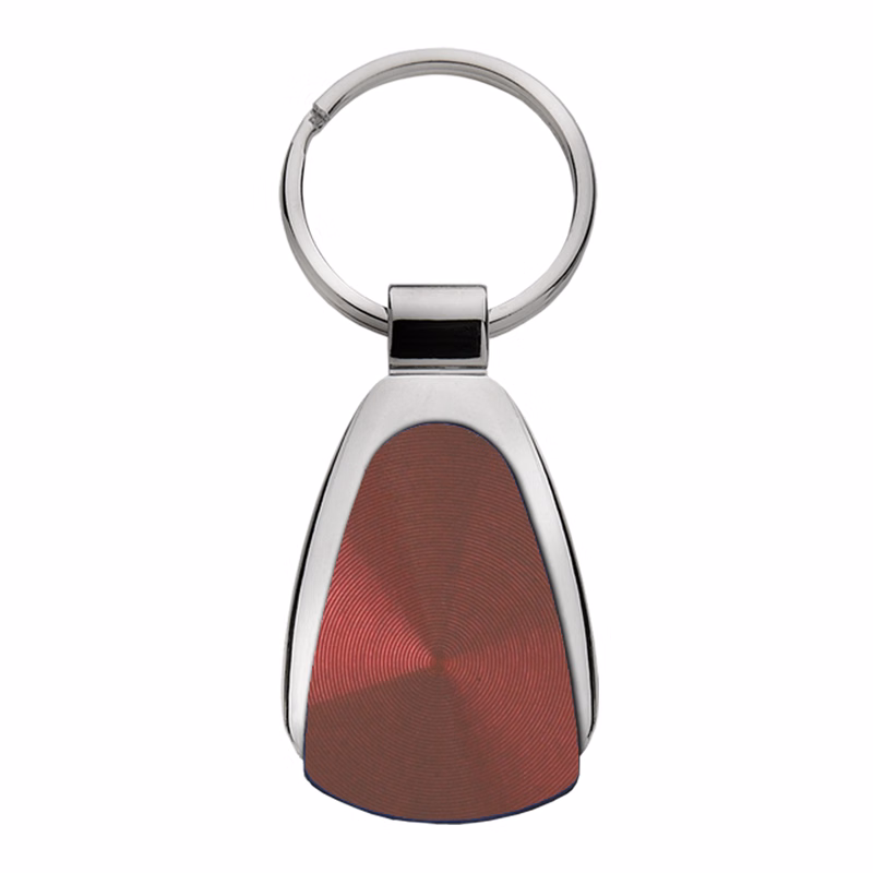 Swirl Effect Teardrop Keytag