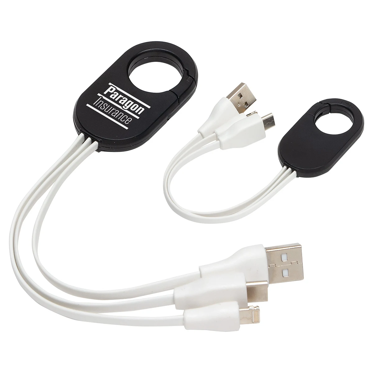 Triad 3-in-1 Charging Cable with Carabiner Clip 1