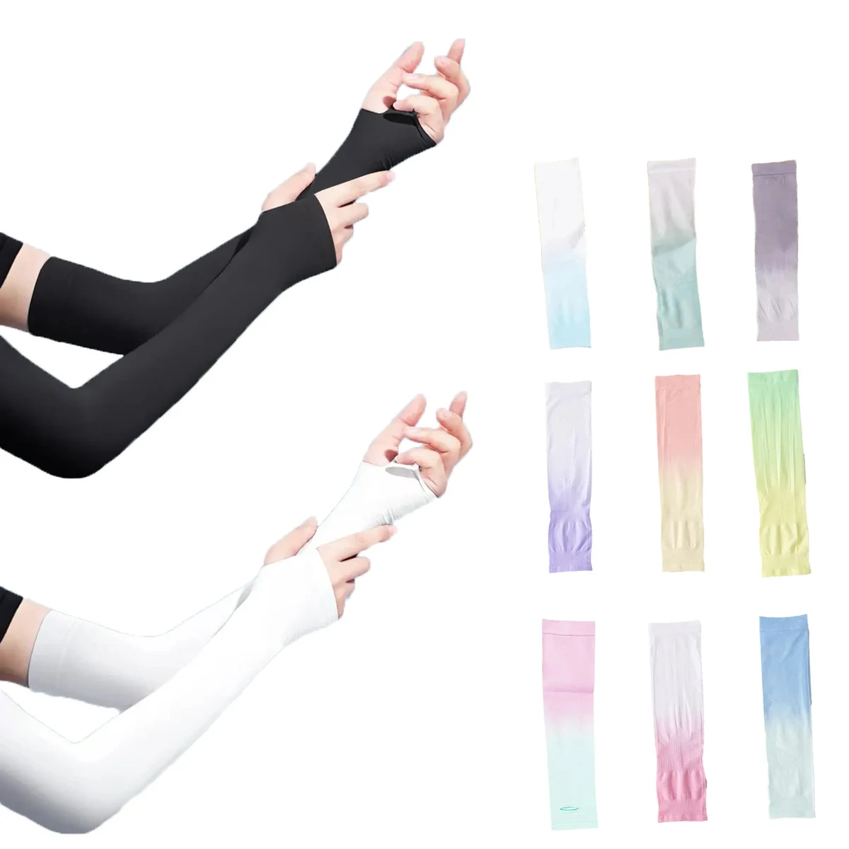 UV Protection Coolingc Sports Arm Sleeves Men and Women 1