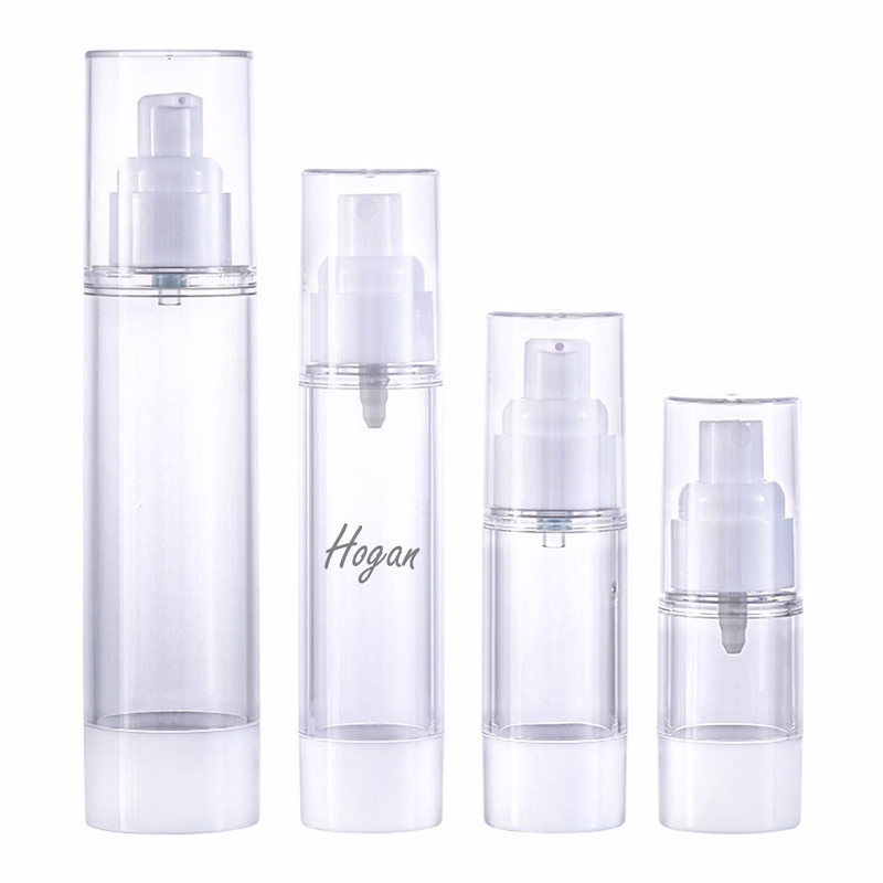 Transparent press-to-dispense vacuum flasks