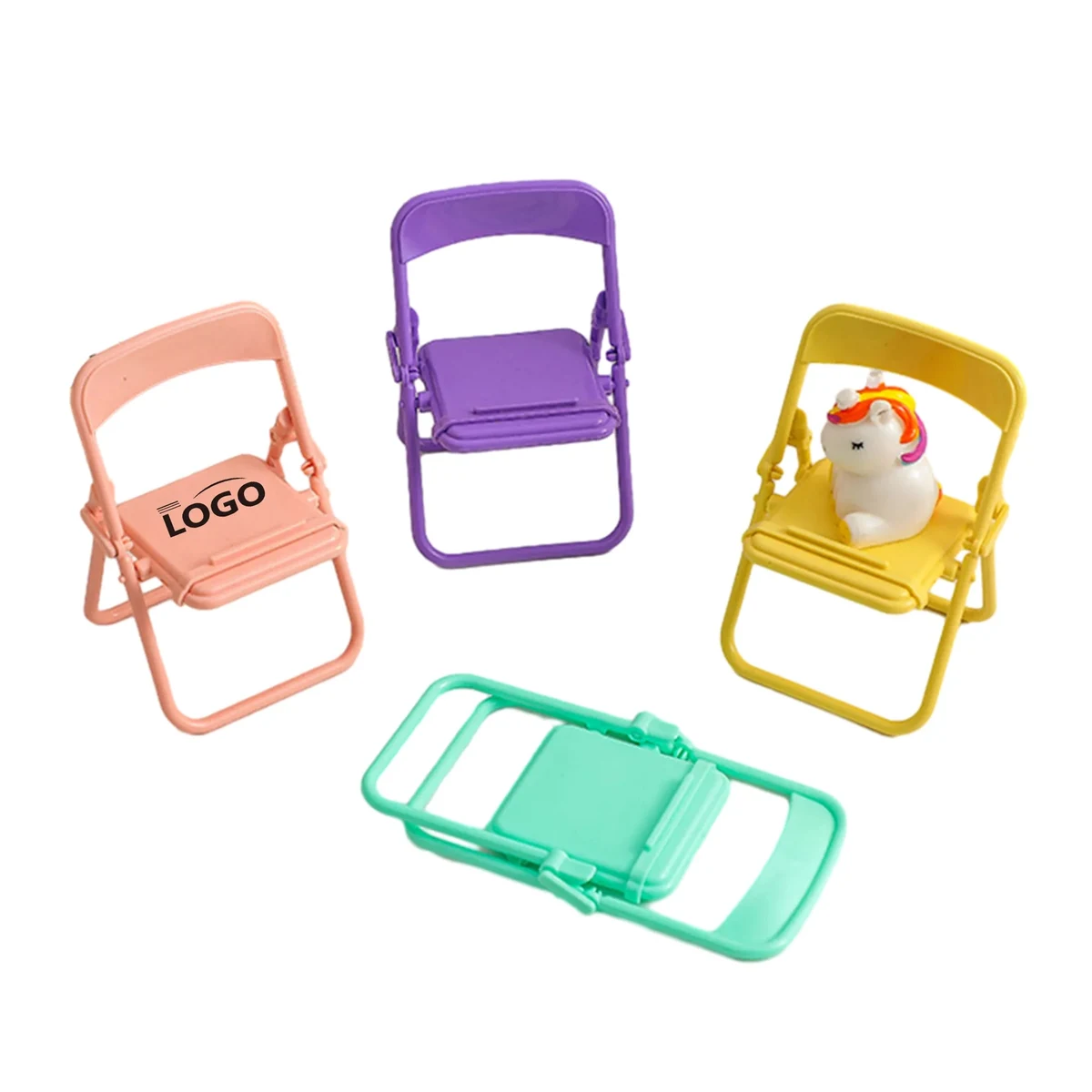 Folding Chair Phone Stand Desktop Decoration MOQ 50PCS 1