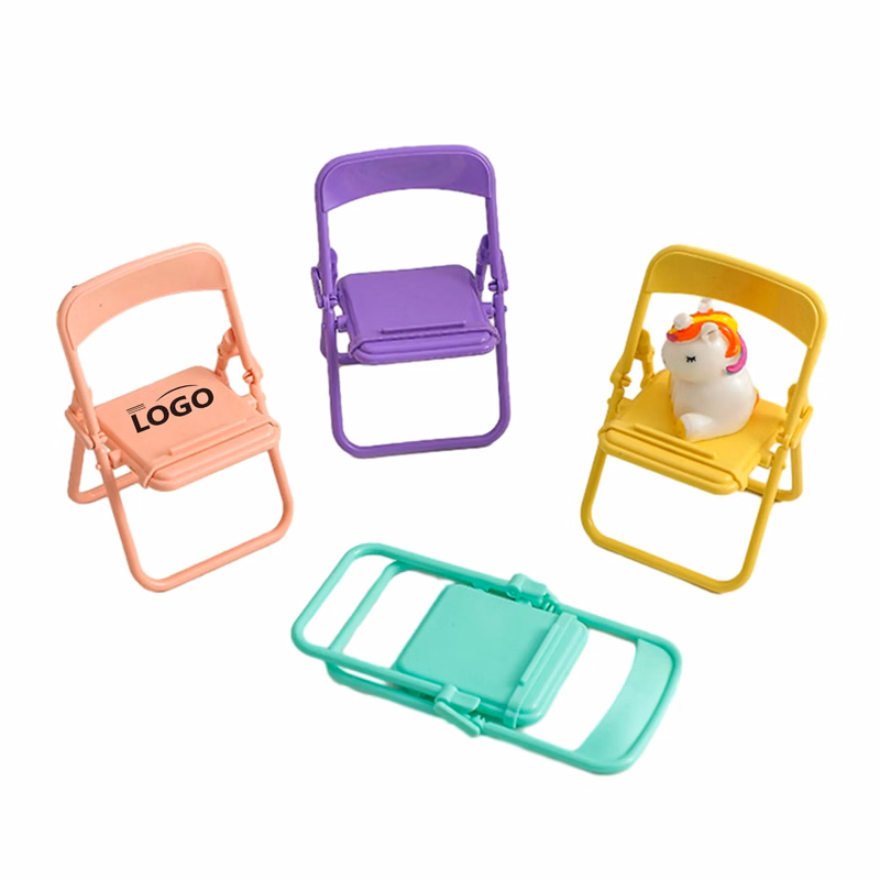 Folding Chair Phone Stand Desktop Decoration MOQ 50PCS