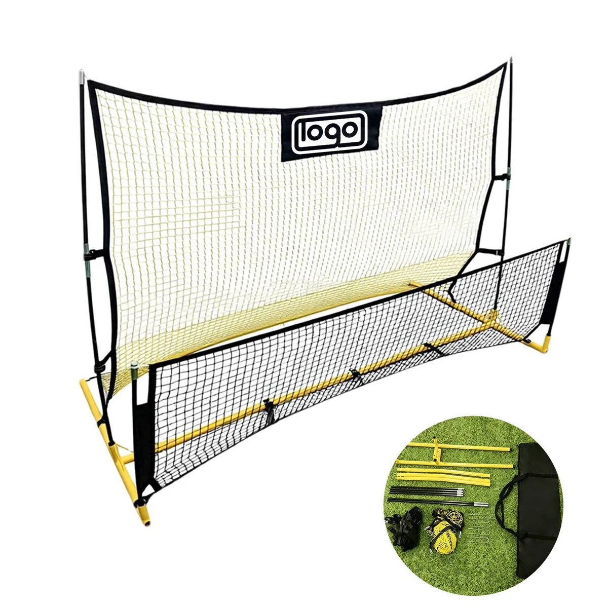 Portable Foldable Kids Soccer Goal Training Net 1