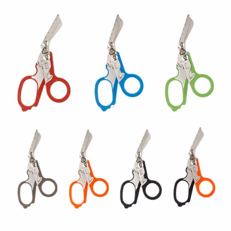Multifunctional Outdoor Tactical Folding Medical Scissors