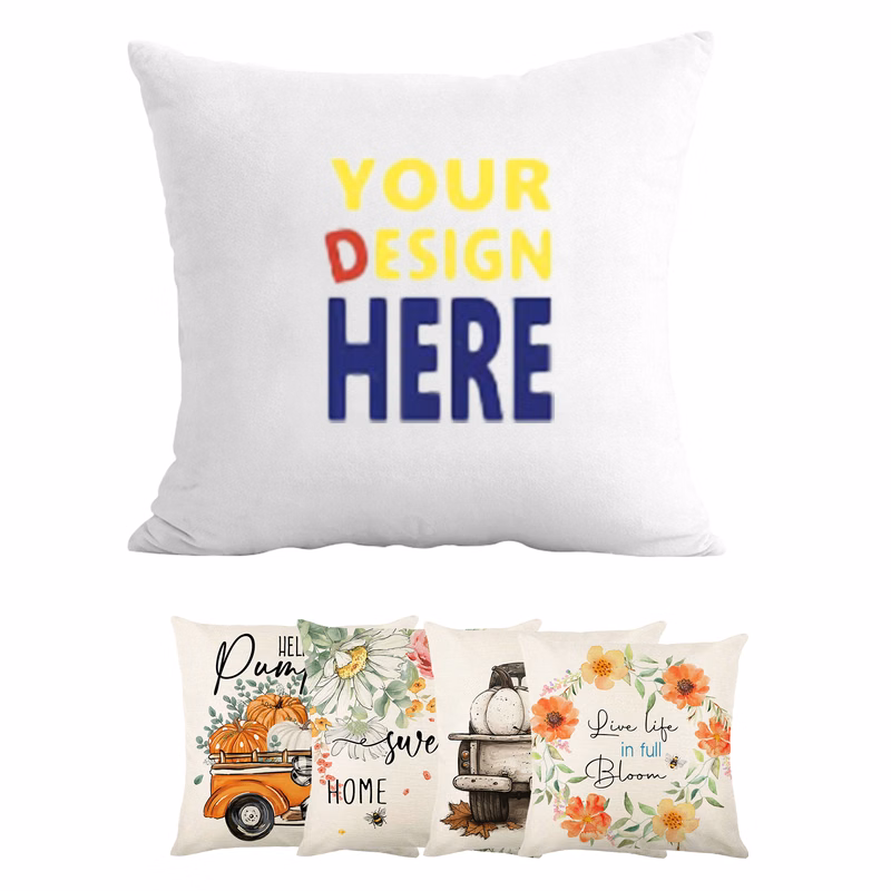 Custom Linen Pillow Cover (17.7")