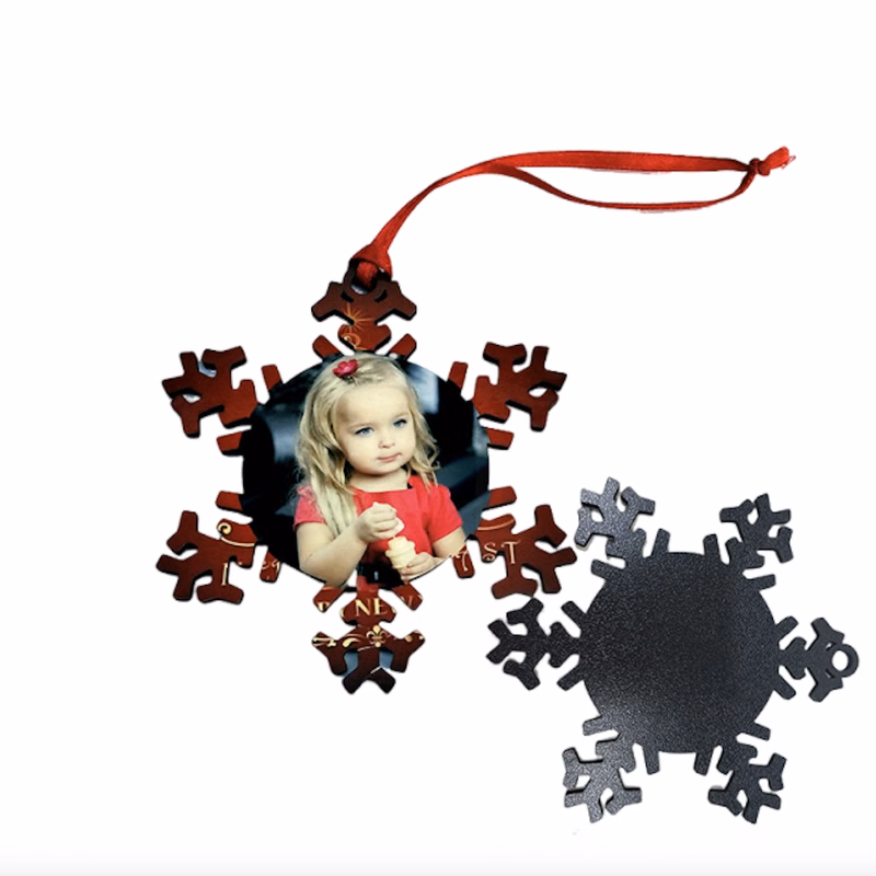 Wood Snowflake Ornaments