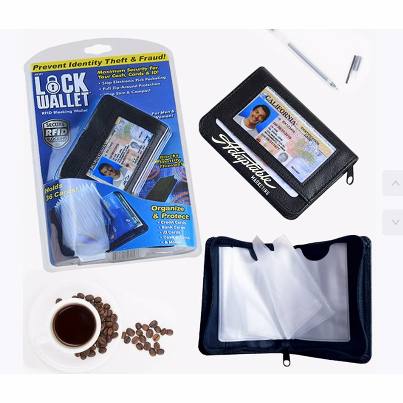 RFID Zipper Wallet