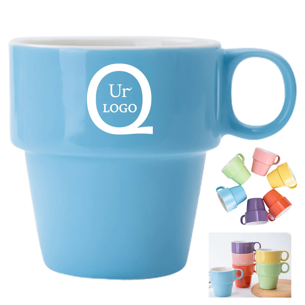 9.1Oz Creative Stacking Mug 1