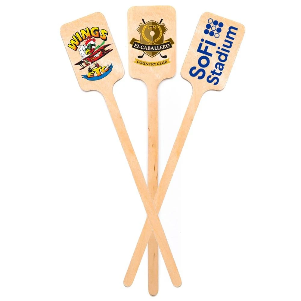 6.25 inch Custom Skewers - Rectangle Top - Color Printing 1