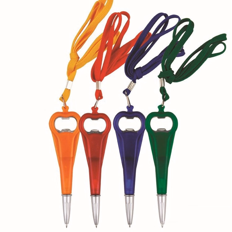 Ballpoint Pen with Bottle Opener