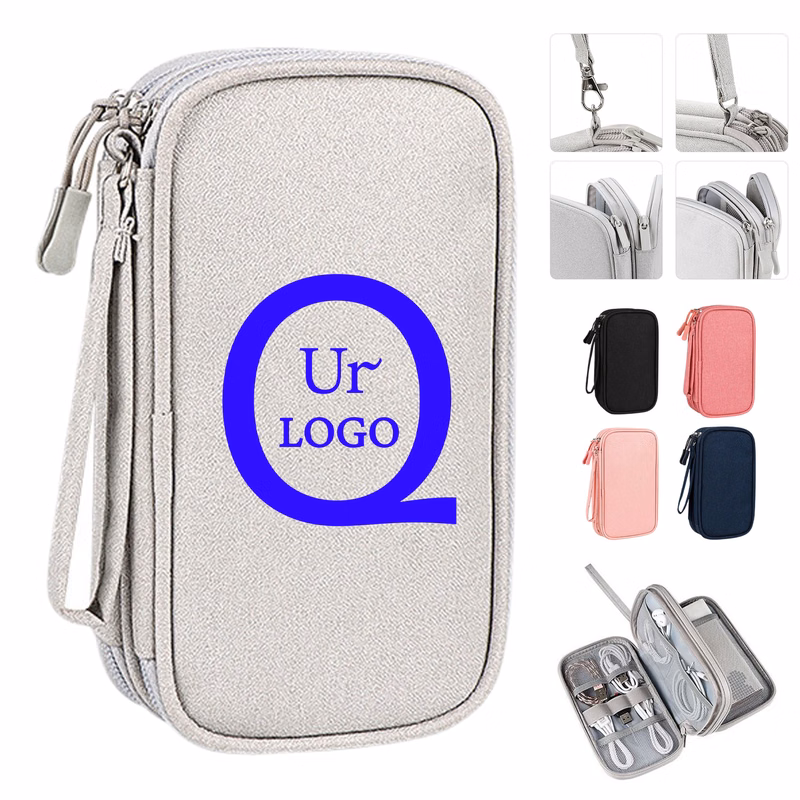 Multifunction Double-Layer Accessory Storage Bag