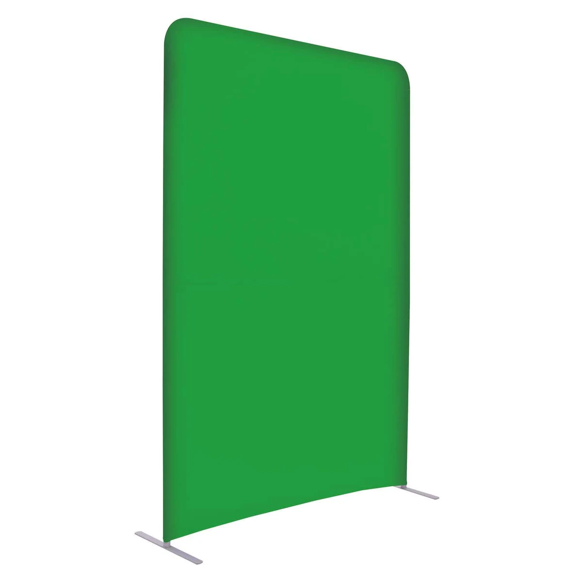 5'W x 90"H EuroFit™ Straight Wall Green Screen Kit 1