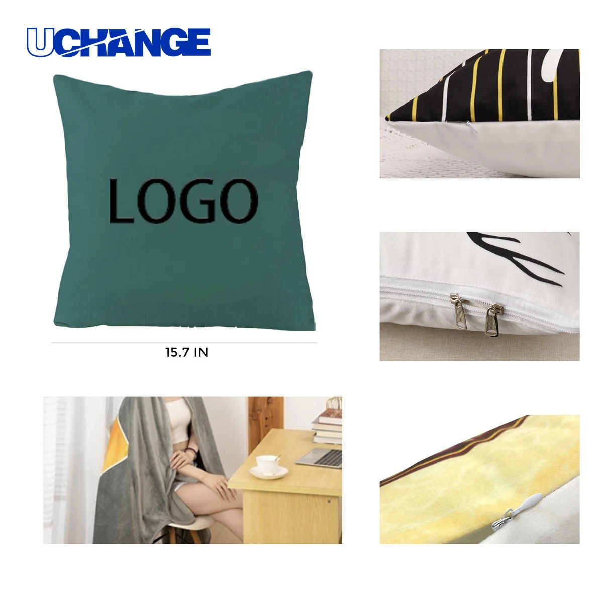 Canvas Throw Pillow for Home Decoration 1