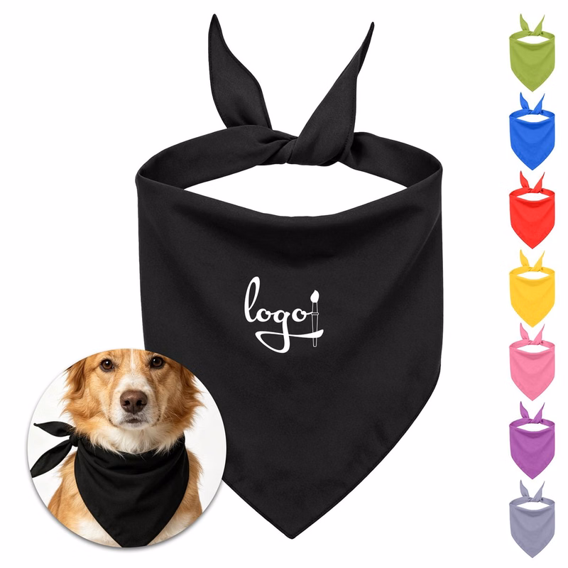 Pet Triangle Printed Neck Scarf
