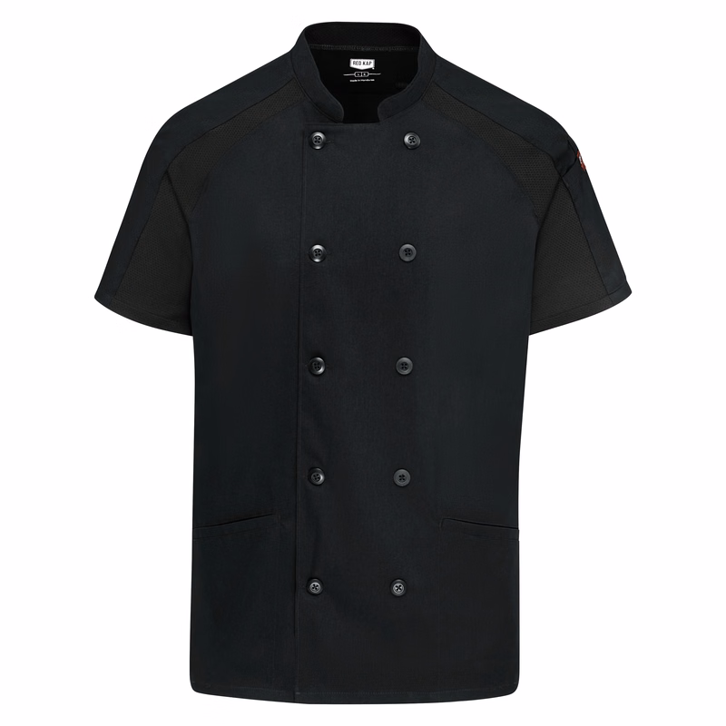 Red Kap® Women's Airflow Raglan Chef Coat with OilBlok