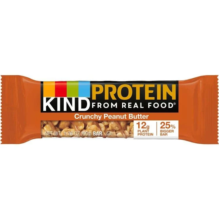 KIND Protein Bars - Crunchy Peanut Butter 1.76 oz 12 Pack 1