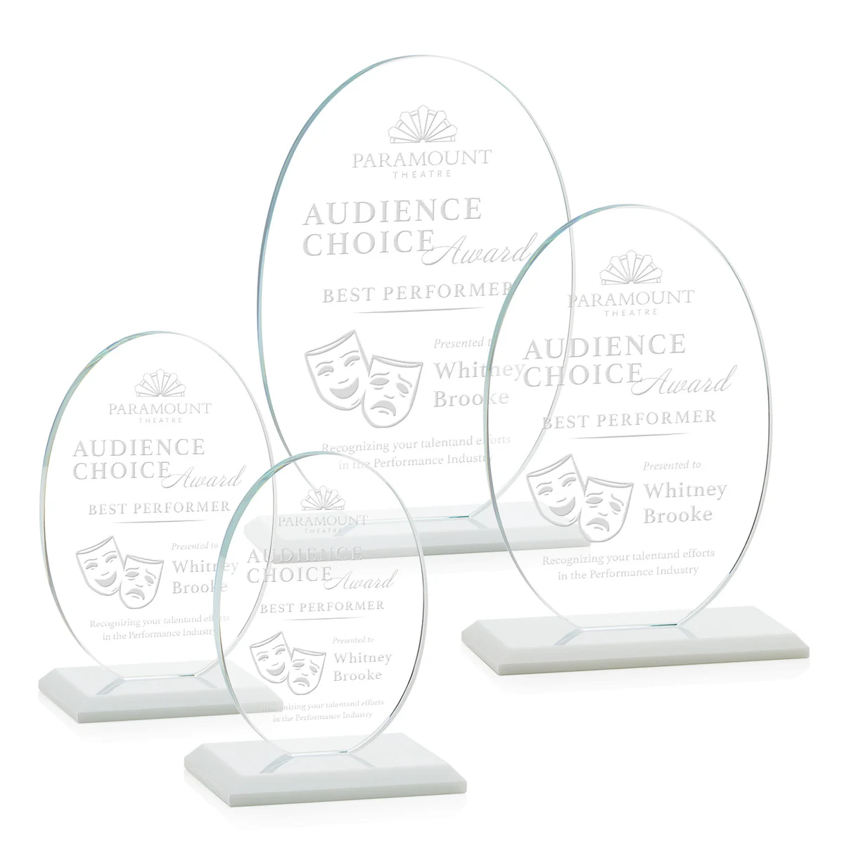 Austin Award (Vert) - White 1