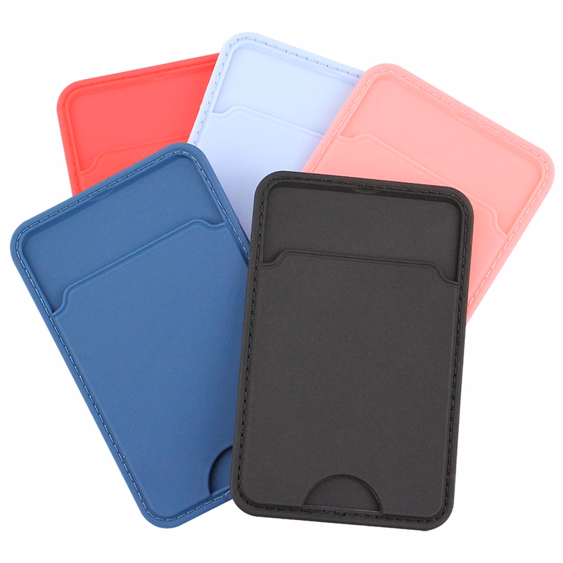 PU Leather Cell Phone Card Pocket