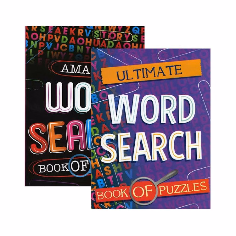 Large Print Word Search Books - Two Titles