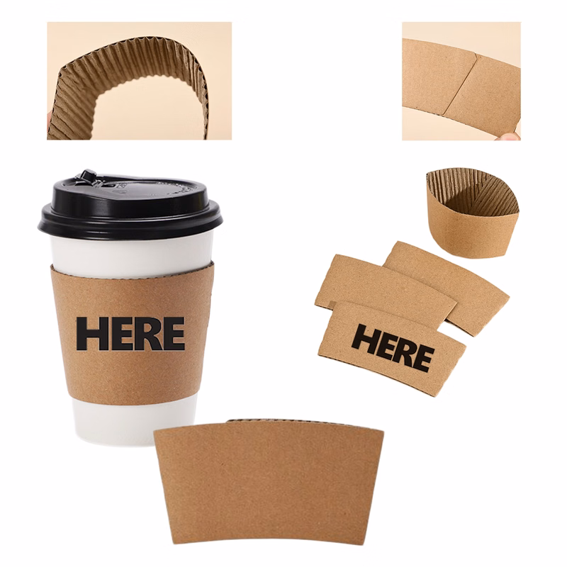 Custom PremiumCoffee Cup Sleeve MOQ 100PCS