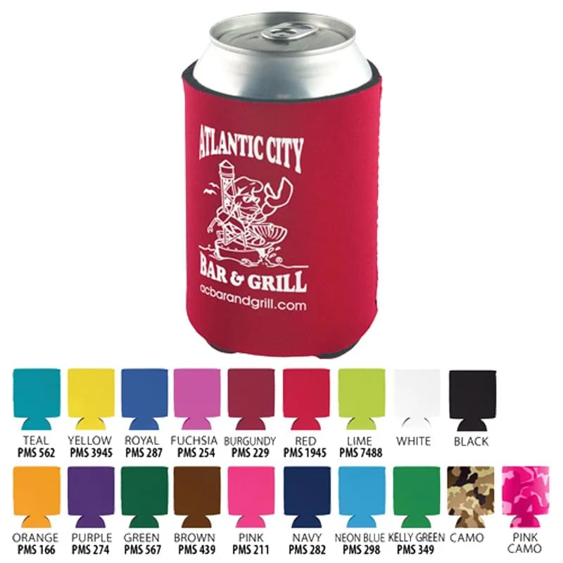 Pocket Can Coolie - 3 Side Imprint Included! 1