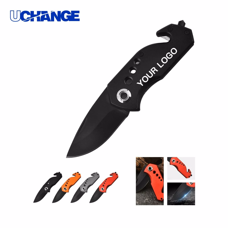 Durable Aluminum Folding Knife Tool with Stainless Blade
