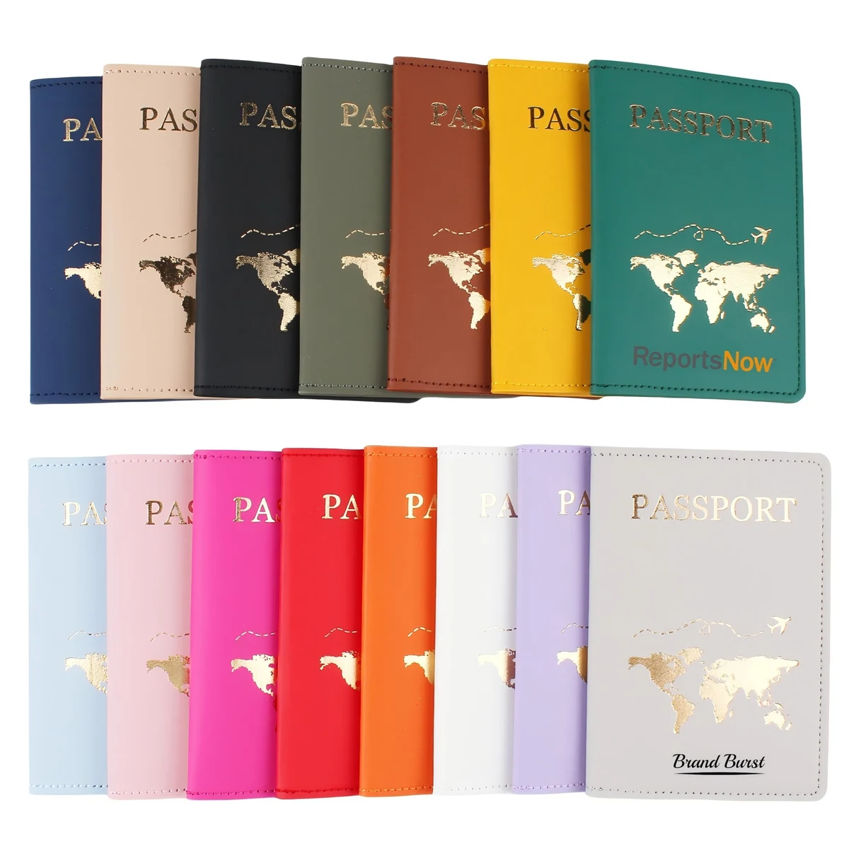 Multiple Slots Leather Passport Holder 1