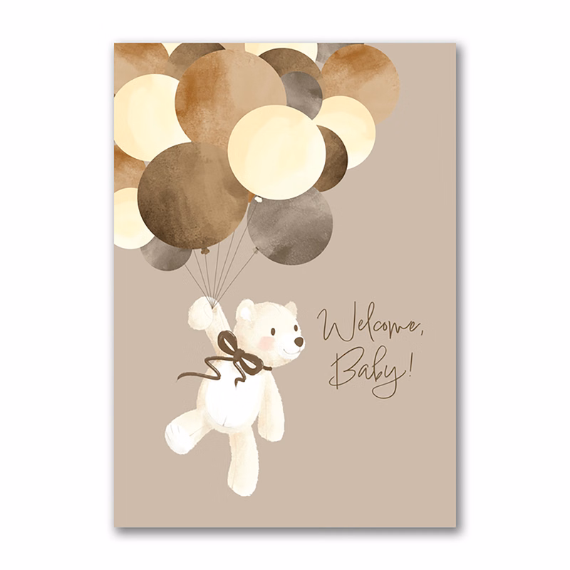 Welcome Bear Card