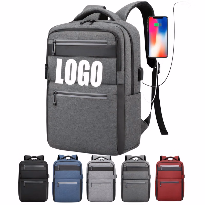Business School Travel Backpack with USB Port