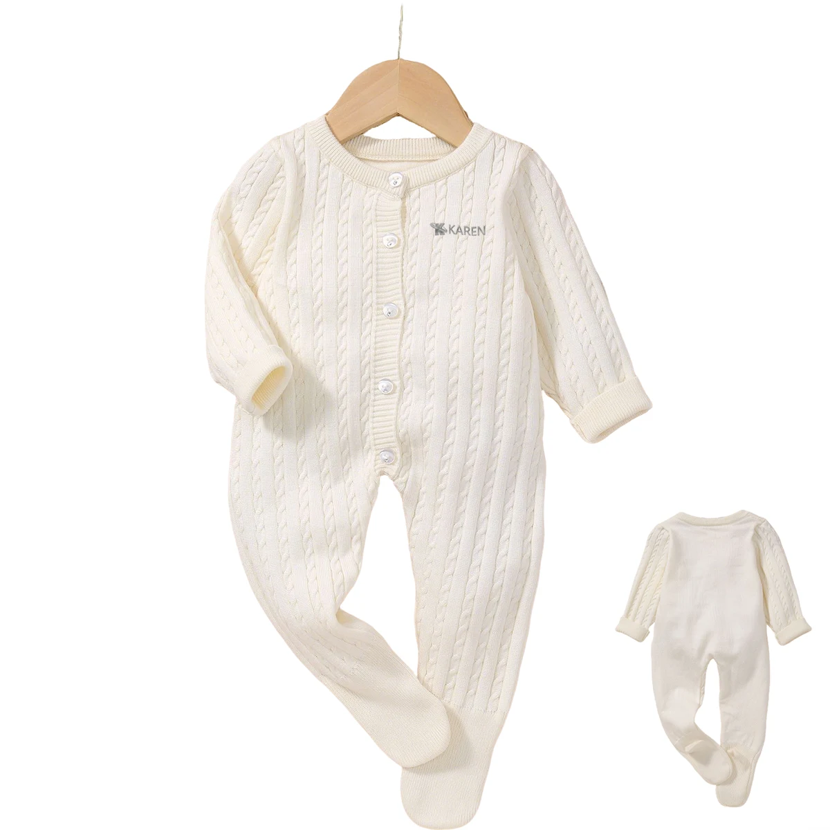 Unisex Baby Long Sleeve Infant Romper 1
