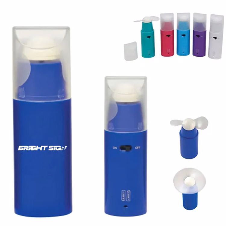 Battery-Powered Mini Fan with Cap