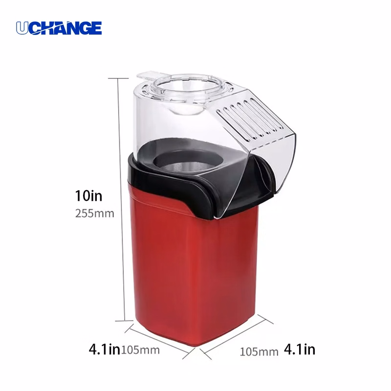 Compact Hot Air Popcorn Maker For Home