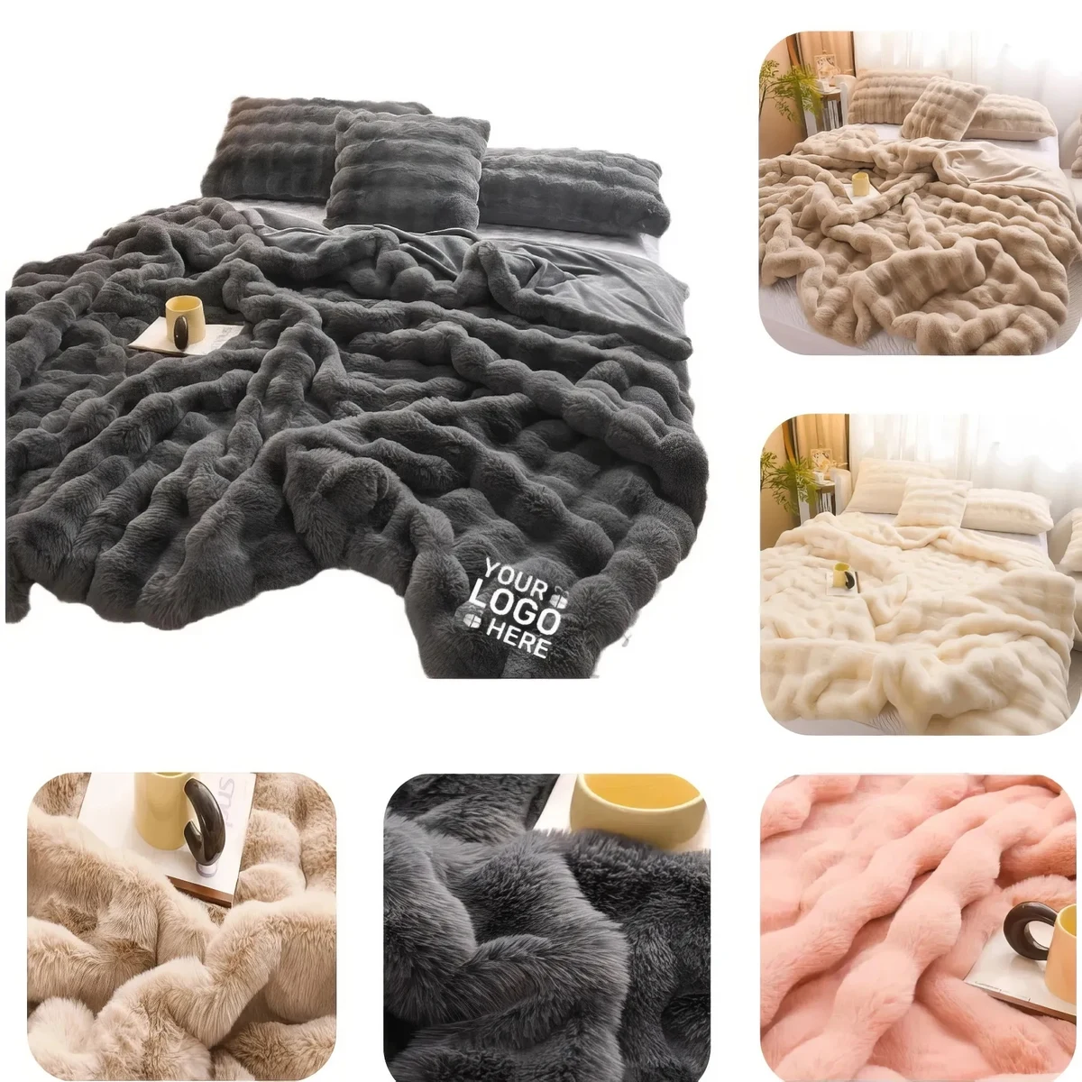 Long Hair Mink Blanket 1
