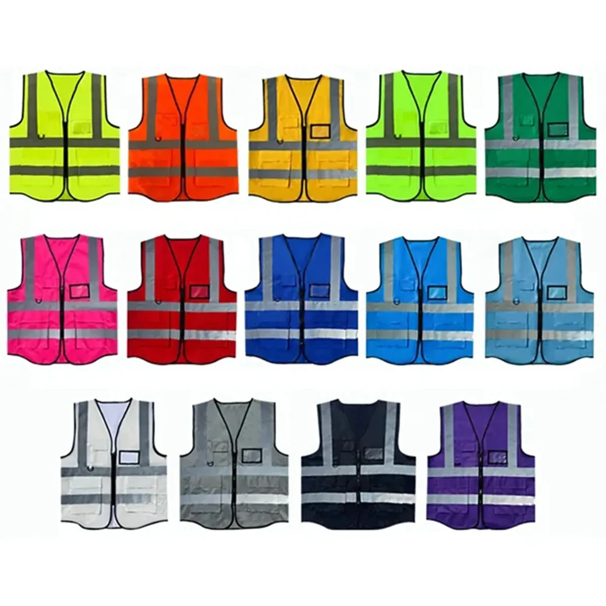 High Visibility Mesh Safety Reflective Vest 1