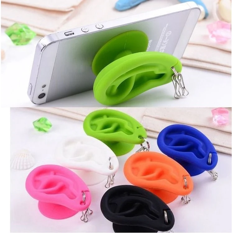 Ear Shaped Silicone Winder/Key chain 1