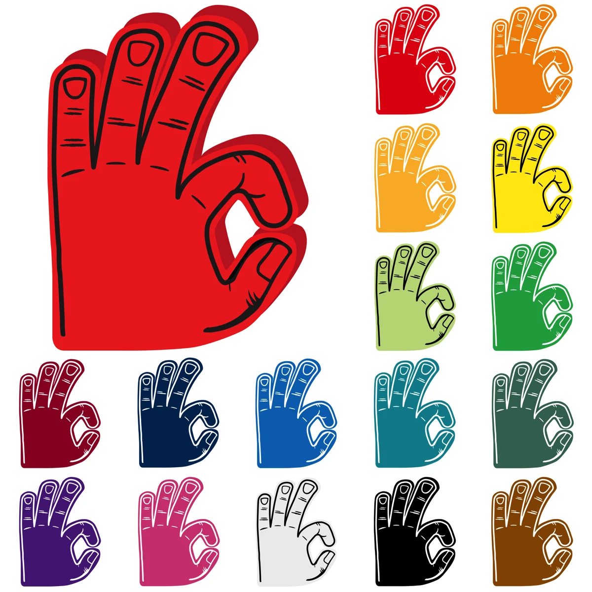 Basketball 3 Point Hand 1