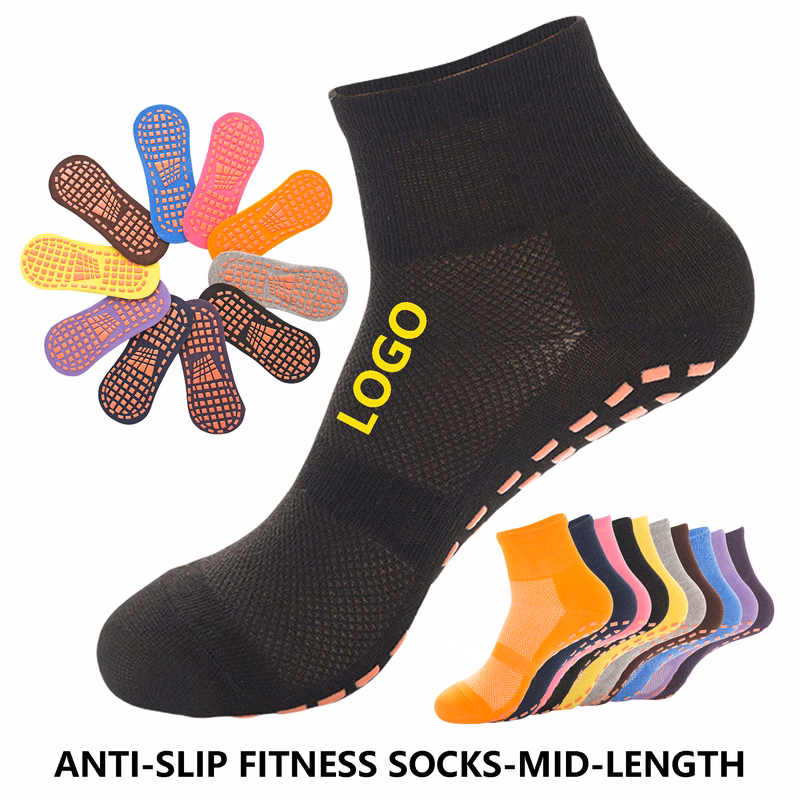 Moisture - Wicking Anti - Slip Socks for Gym & Play Areas & hospital
