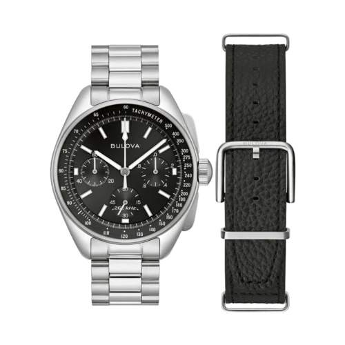 Bulova Men's Lunar Pilot Chronograph Watch Set 1