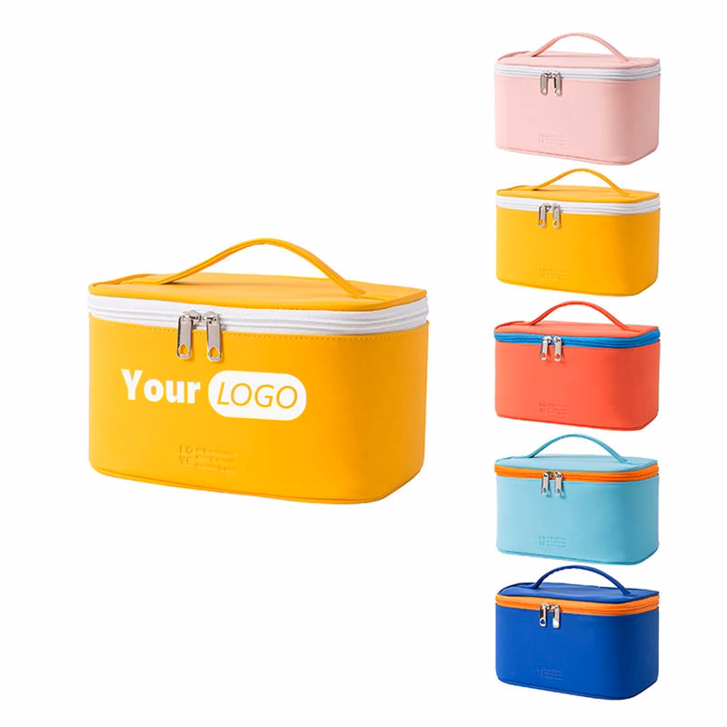 Pu Portable Cosmetic Bag