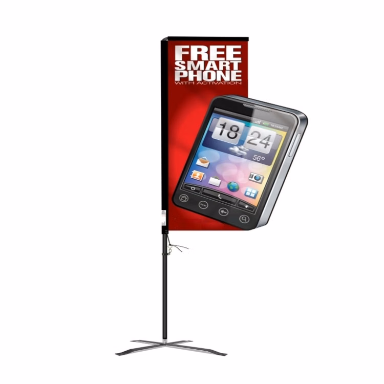 Contour Flag™ Double-Sided - 8.5' Custom Shape Advertising Flag